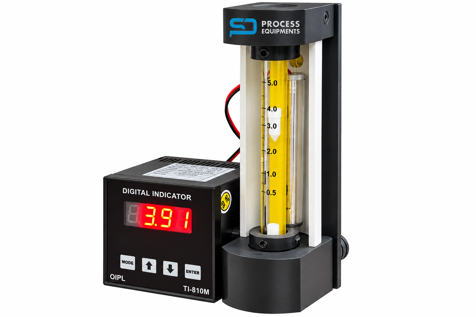 Chlorine Rotameter | 4–20mA Digital Indicator & Totalizer